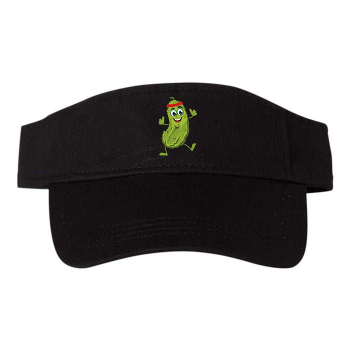 Dancing Pickle Cucumber Vegetarian Vegan Vegetable Pickles Valucap Bio-Washed Visor