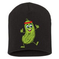 Dancing Pickle Cucumber Vegetarian Vegan Vegetable Pickles Short Acrylic Beanie