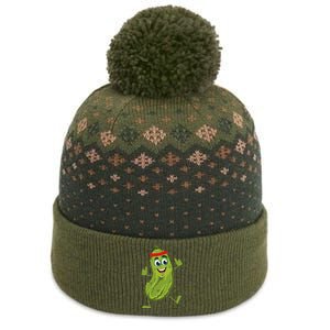 Dancing Pickle Cucumber Vegetarian Vegan Vegetable Pickles The Baniff Cuffed Pom Beanie