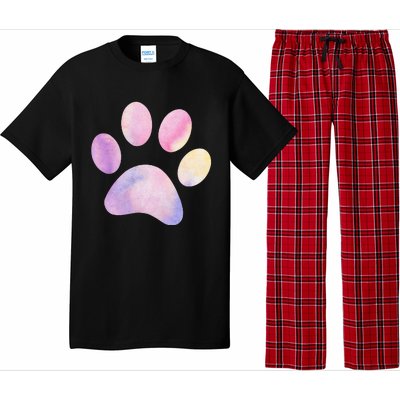 Dog Paw colorful Print Dog Love Pet Paw Pajama Set