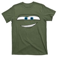 Disny Pxar Cars Lightning Mcquen Big Face Cartoon Face Cars T-Shirt