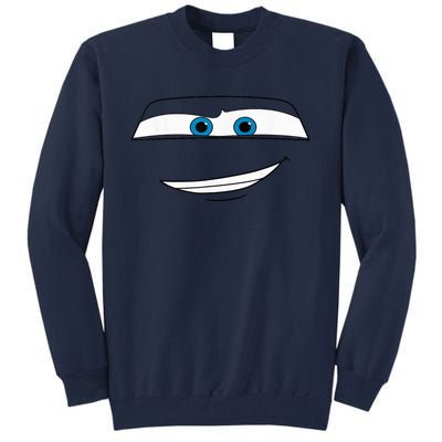 Disny Pxar Cars Lightning Mcquen Big Face Cartoon Face Cars Tall Sweatshirt