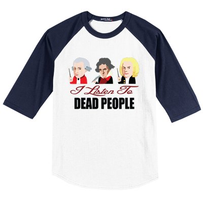 Dead People Classical Music ShirtMozart Beethoven Bach Tee Baseball Sleeve Shirt