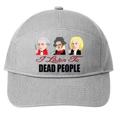 Dead People Classical Music ShirtMozart Beethoven Bach Tee 7-Panel Snapback Hat