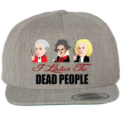 Dead People Classical Music ShirtMozart Beethoven Bach Tee Wool Snapback Cap