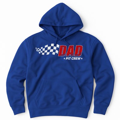 Dad Pit Crew Race Car Birthday Family Matching Hoodie