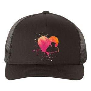 Dog Puppy Cat Hearts Baby Dogs Cat Heart Dog & Cat Yupoong Adult 5-Panel Trucker Hat