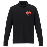 Dog Puppy Cat Hearts Baby Dogs Cat Heart Dog & Cat Performance Long Sleeve Polo