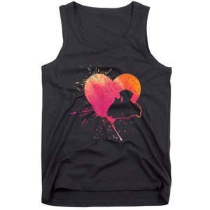 Dog Puppy Cat Hearts Baby Dogs Cat Heart Dog & Cat Tank Top