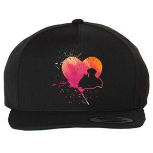 Dog Puppy Cat Hearts Baby Dogs Cat Heart Dog & Cat Wool Snapback Cap