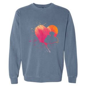 Dog Puppy Cat Hearts Baby Dogs Cat Heart Dog & Cat Garment-Dyed Sweatshirt