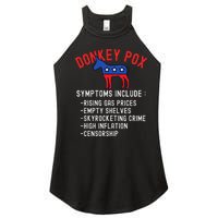 Donkey Pox Conservative Republican Anti Biden Donkeypox Women’s Perfect Tri Rocker Tank