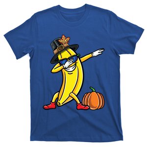 Dabbing Pilgrim Cool Banana Thanksgiving Gift T-Shirt