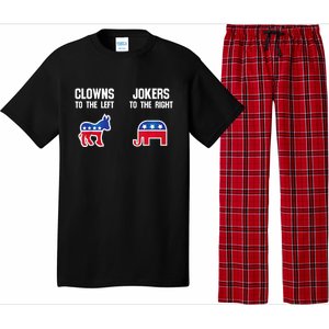 Donkey Pox Clowns To The Left Jokers To The Right Funny Elephant Pajama Set