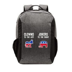 Donkey Pox Clowns To The Left Jokers To The Right Funny Elephant Vector Backpack