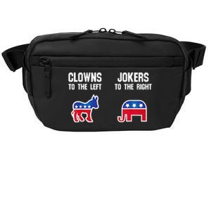 Donkey Pox Clowns To The Left Jokers To The Right Funny Elephant Crossbody Pack