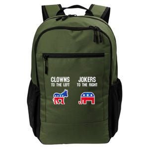 Donkey Pox Clowns To The Left Jokers To The Right Funny Elephant Daily Commute Backpack