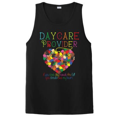 Daycare Provider Childcare Cute Heart Teacher Appreciation PosiCharge Competitor Tank