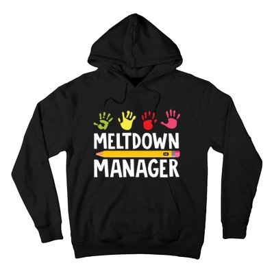 Daycare Provider Childcare Meltdown Manager Hoodie