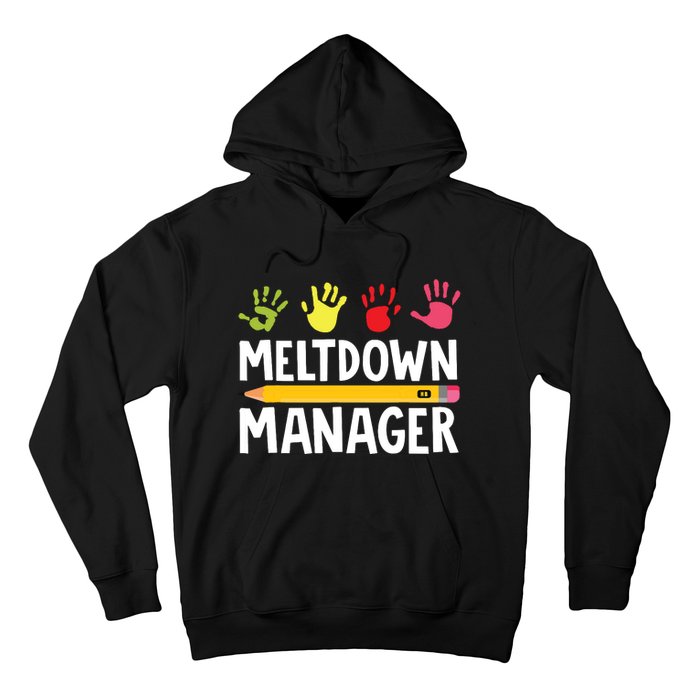 Daycare Provider Childcare Meltdown Manager Hoodie