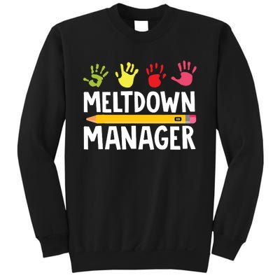 Daycare Provider Childcare Meltdown Manager Sweatshirt