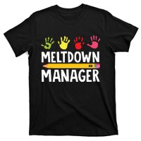 Daycare Provider Childcare Meltdown Manager T-Shirt