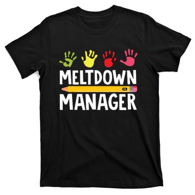 Daycare Provider Childcare Meltdown Manager T-Shirt