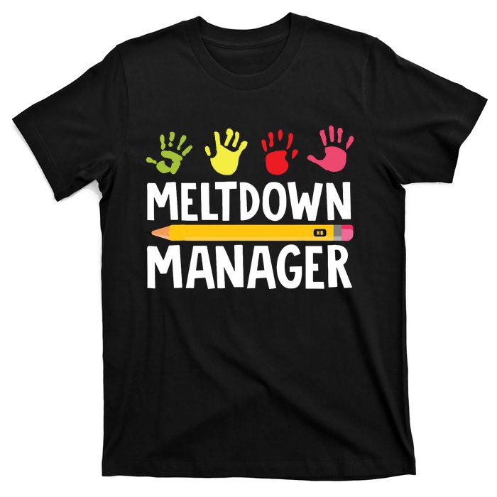 Daycare Provider Childcare Meltdown Manager T-Shirt