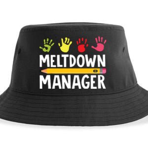 Daycare Provider Childcare Meltdown Manager Sustainable Bucket Hat