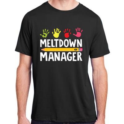 Daycare Provider Childcare Meltdown Manager Adult ChromaSoft Performance T-Shirt