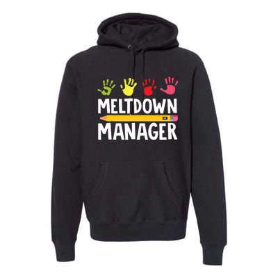 Daycare Provider Childcare Meltdown Manager Premium Hoodie