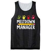 Daycare Provider Childcare Meltdown Manager Mesh Reversible Basketball Jersey Tank