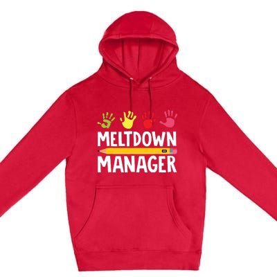 Daycare Provider Childcare Meltdown Manager Premium Pullover Hoodie