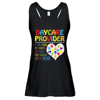 Daycare Provider Childcare Prek Teacher Appreciation Ladies Essential Flowy Tank