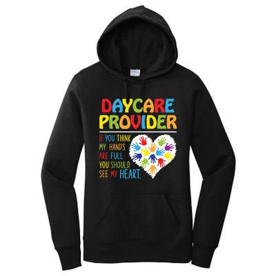 Daycare Provider Childcare Prek Teacher Appreciation Women's Pullover Hoodie