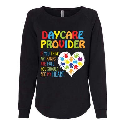 Daycare Provider Childcare Prek Teacher Appreciation Womens California Wash Sweatshirt