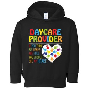 Daycare Provider Childcare Prek Teacher Appreciation Toddler Hoodie