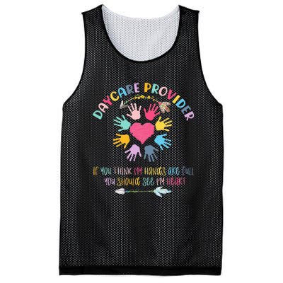 Daycare Provider Childcare Pre K Teacher Appreciation Mesh Reversible Basketball Jersey Tank