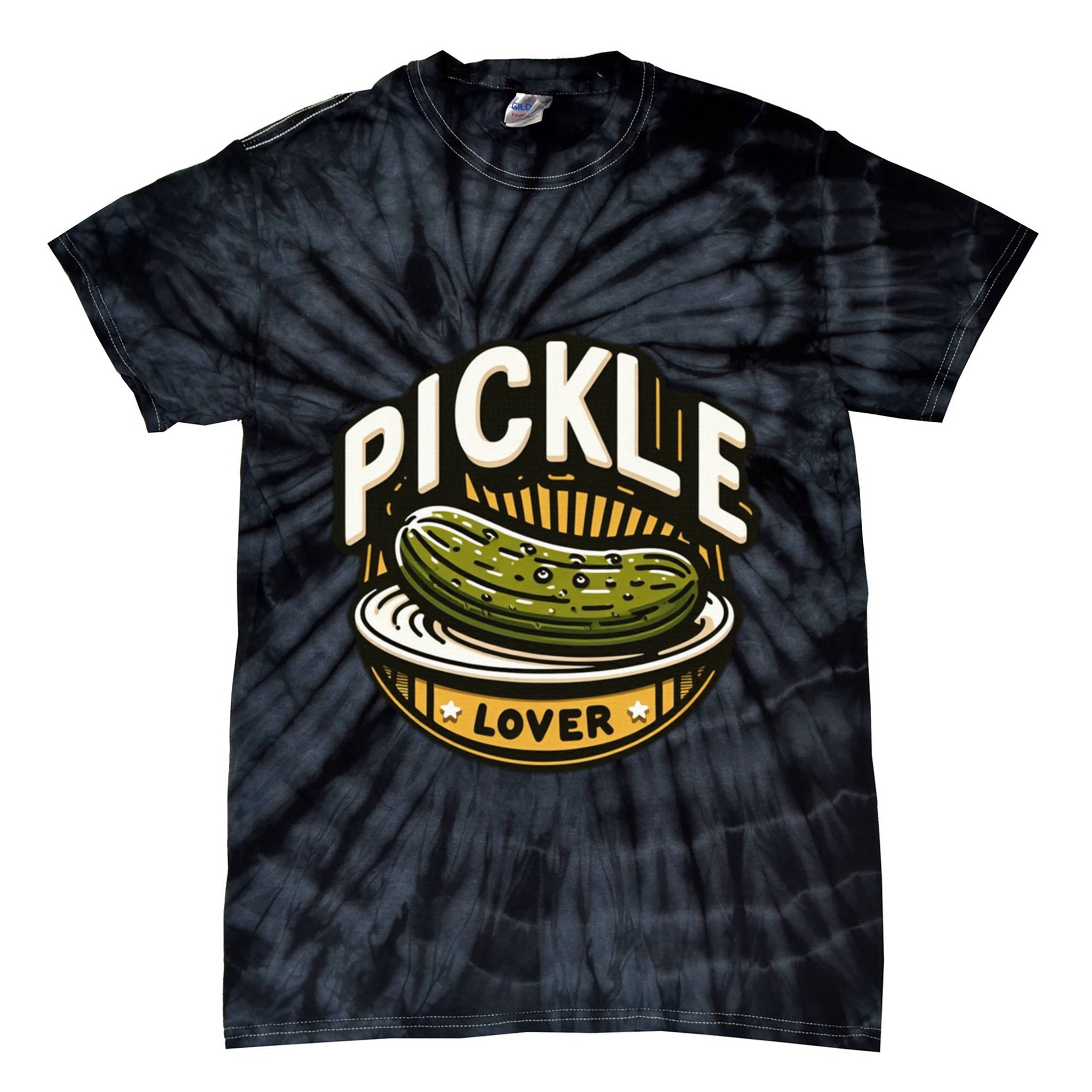 Dill Pickle Costume Adult Pickle Lover Tie-Dye T-Shirt