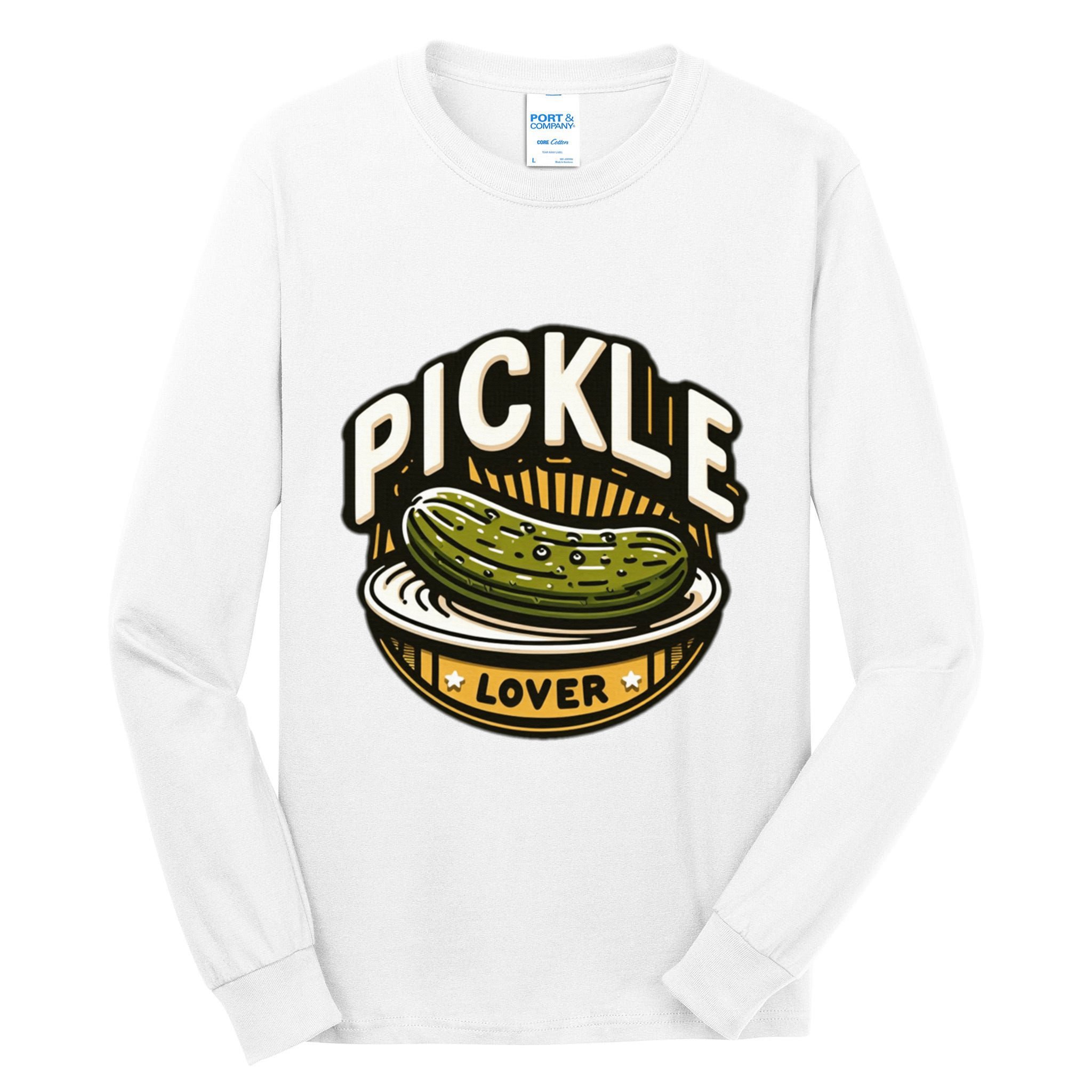 Dill Pickle Costume Adult Pickle Lover Tall Long Sleeve T-Shirt
