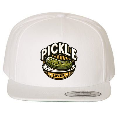 Dill Pickle Costume Adult Pickle Lover Wool Snapback Cap