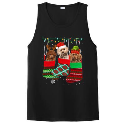 Dog Poodle Christmas Socks Funny Xmas Pajama Pet Puppy Gift PosiCharge Competitor Tank