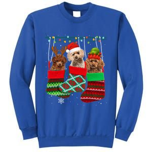 Dog Poodle Christmas Socks Funny Xmas Pajama Pet Puppy Gift Sweatshirt