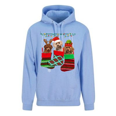 Dog Poodle Christmas Socks Funny Xmas Pajama Pet Puppy Gift Unisex Surf Hoodie