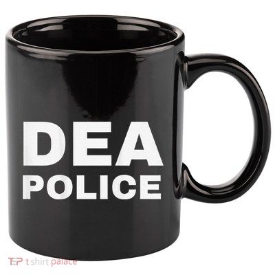 Dea Police Drug Enforcement Administration 11oz C Handle Ceramic Mug