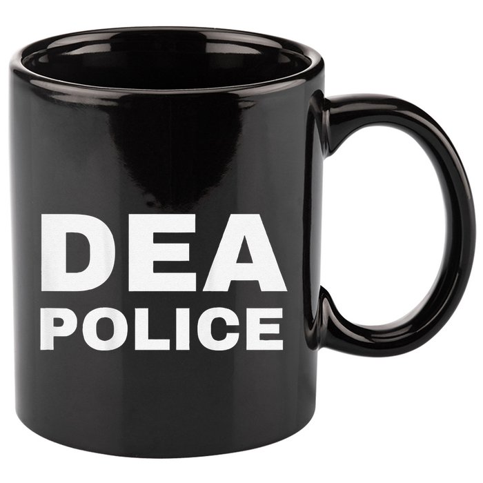 Dea Police Drug Enforcement Administration 11oz C Handle Ceramic Mug