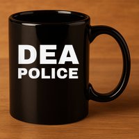 Dea Police Drug Enforcement Administration 11oz C Handle Ceramic Mug