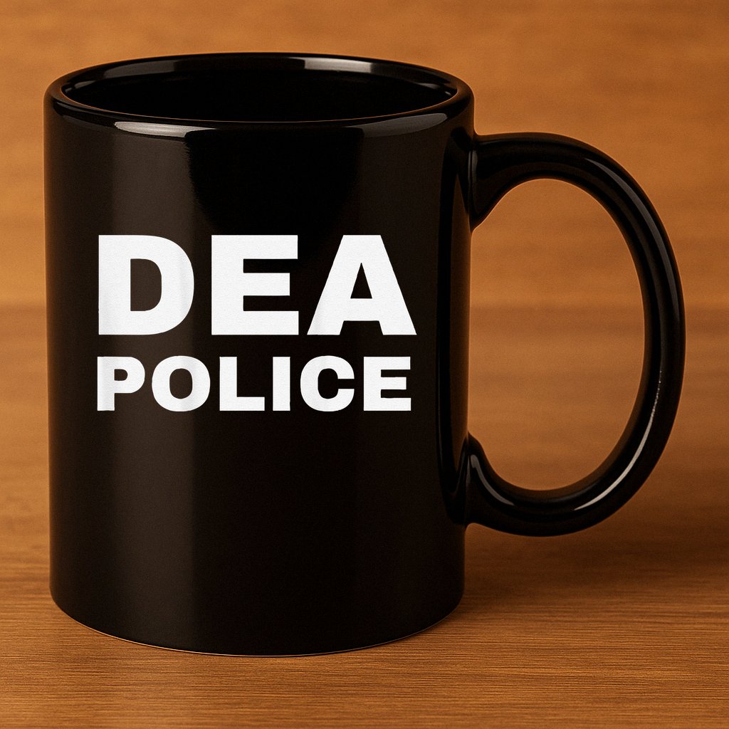 Dea Police Drug Enforcement Administration 11oz C Handle Ceramic Mug