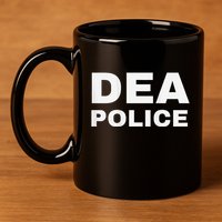 Dea Police Drug Enforcement Administration 11oz C Handle Ceramic Mug