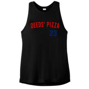 Deeds Pizza Ladies PosiCharge Tri-Blend Wicking Tank